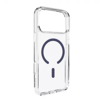 PURO Icon MagSafe caurspīdīgais vāciņš Apple iPhone 17 Pro - caurspīdīgi zils