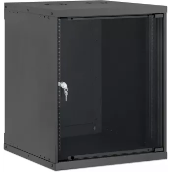 Intellinet 19 inch tīkla sienas skapis, Basic Line, 12U, 560 mm dziļums, melns RAL 9005 716758