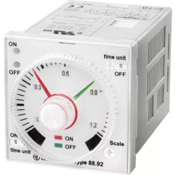 FINDER 88.92.0.240.0000 daudzfunkciju laika relejs, 240 V AC, 2 pārslēgšanas kontakti, 16 A, DIN sliedei