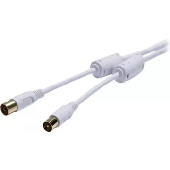 Vivanco SAT antenas savienojuma kabelis 10 m balts VVAN75FEDBGW