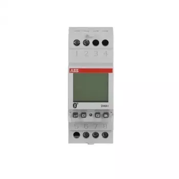ABB DWA1 Bluetooth digitālais astronomiskais laika relejs, 1 kanāls, DIN sliedei, 230 V AC, 16 A 2CSM222511R1000