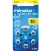 Renata ZA10 cinka-gaisa PR70 dzirdes aparāta baterija 105 mAh 1,4 V 6 gab. ZA10.DP6 0HG