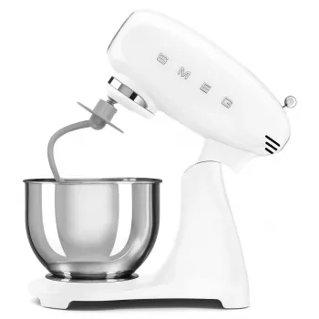Smeg SMF05WHEU 50. gadu stila stāvmaisītājs, balts