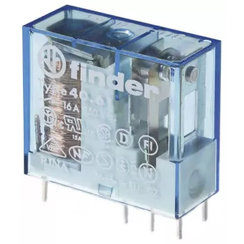 Finder 40.61.7.024.1000 miniatūrais jaudas relejs, 1 CO, 16 A, 24 V DC spole, kontaktdakšas tipa