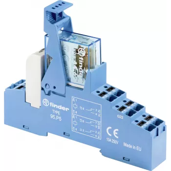 Finder 48.P8.7.024.4050 saskarnes relejs 24 V DC 2 CO 10 A
