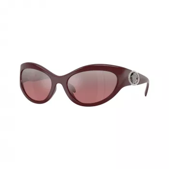 Versace VE4485-54877E sieviešu kaķa acs saulesbrilles, Havana rāmis, tumši brūnas gradienta lēcas, 59mm