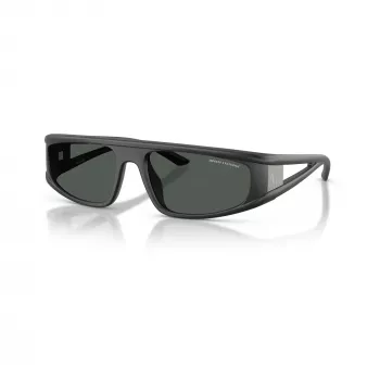 Armani Exchange vīriešu saulesbrilles AX4159SU83848 matēti melnas/tumši pelēkas 59mm