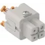 ILME CKSHF03 sieviešu ieliktnis 3P+PE sudraba SQUICH 10A 400V