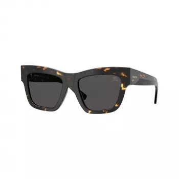 Burberry BE4449F410687 sieviešu saulesbrilles, Havana rāmis, brūnas lēcas, 53/19/140 mm