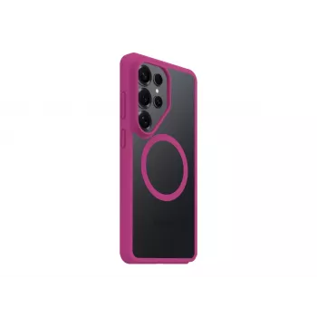 OtterBox React Series apvalks Samsung Galaxy S26 Ultra - caurspīdīgs/rozā ar MagSafe 77-99946