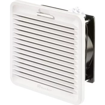 Finder 7F.20.9.024.2055.0 Filtra ventilators 24 V DC, 7 W, 100 m³/h, IP54, 155 x 155 x 66,2 mm