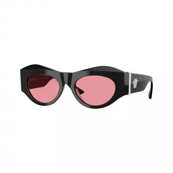 Versace VE4477U 532084 sieviešu saulesbrilles, Havana rāmis, brūnas gradienta lēcas, 52mm
