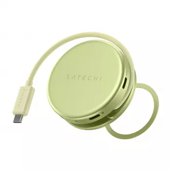 Satechi OntheGo 5-in-1 daudzportu adapteris - USB-C centrmezgls ar 4K HDMI, USB-C 5Gbps, USB-A 5Gbps, SD karšu lasītāju, 60W PD caurlaidi (Citrus)