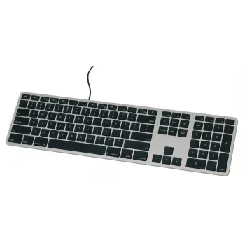 Matias Vadu USB-C klaviatūra Mac datoriem - Space Gray - U.S. versija FK316CB