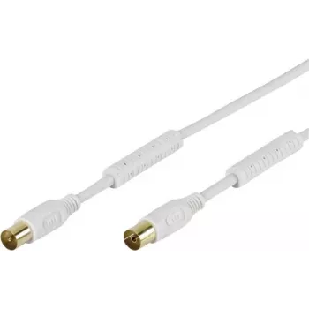 Vivanco SAT antenas savienojuma kabelis 10 m balts (VVAN100FEDBGW)