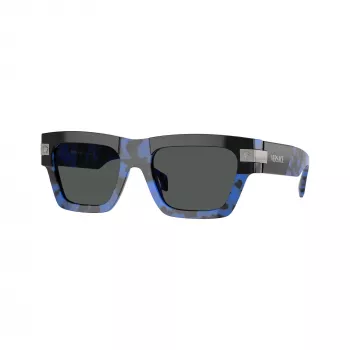 Versace VE4464-545887 sieviešu kaķa acu saulesbrilles, melnas/pelēkas, 55mm