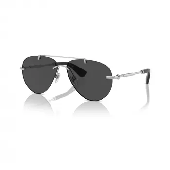 Burberry BE31511316876 sieviešu aviator saulesbrilles, zelta rāmis, brūnas gradienta lēcas, 60mm