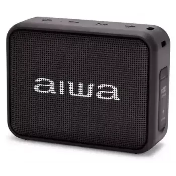 AIWA BS-200MKIII pārnēsājamais Bluetooth skaļrunis, melns