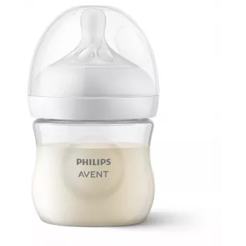 Philips Avent Natural Response barošanas pudele 125 ml ar jaundzimušā knupīti, 0m+