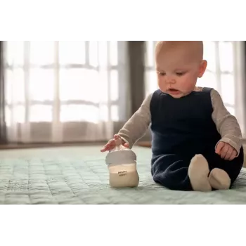Philips Avent Natural Response barošanas pudele 125 ml ar jaundzimušā knupīti, 0m+