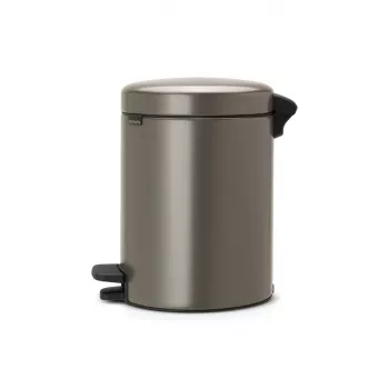Brabantia NewIcon 5 litru pedāļa atkritumu tvertne, platīna