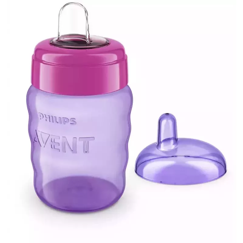 Philips AVENT Easy Sip apmācību krūzīte 9m+ 260ml ar silikona snīpi rozā