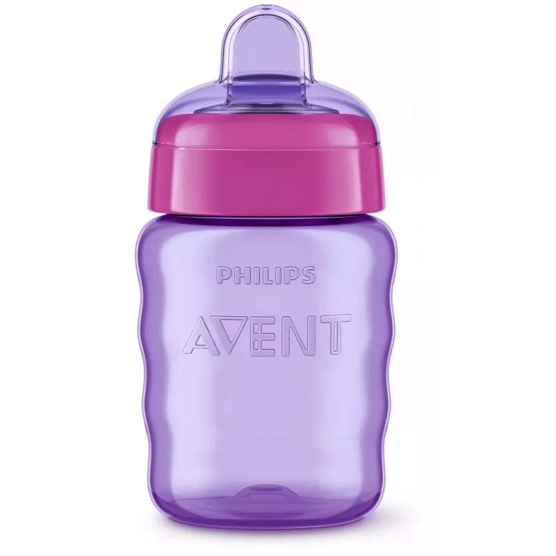 Philips AVENT Easy Sip apmācību krūzīte 9m+ 260ml ar silikona snīpi rozā