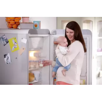 Philips Avent krūts piena un ēdiena uzglabāšanas trauciņi 180 ml (5 gab.) ar vāciņiem