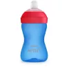 Philips Avent My Grippy mācību krūze ar mīkstu snīpi 300ml, 9M+, zila