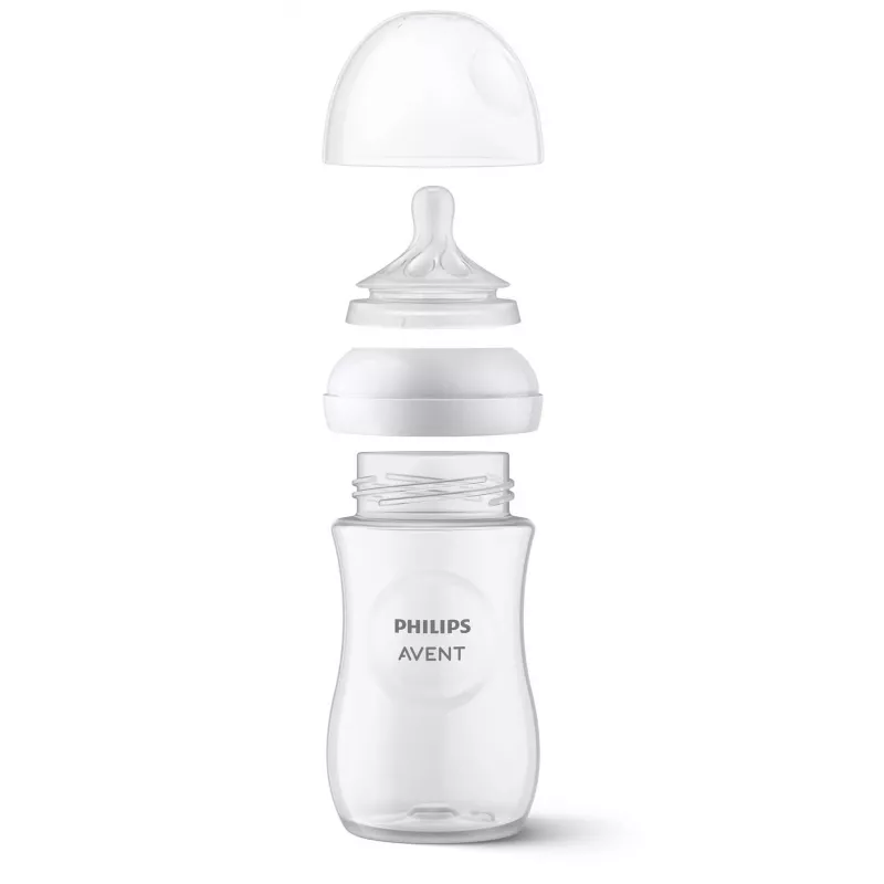 Philips AVENT Natural Response silikona knupīši bērnu pudelēm bieziem ēdieniem, 6M+, 2 gab.