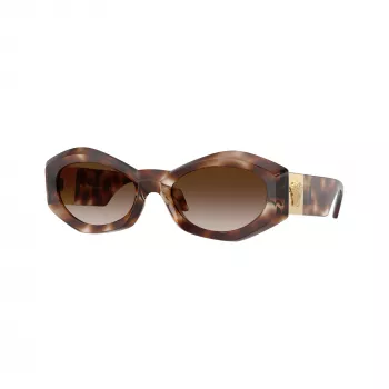 Versace VE4466U vīriešu kvadrātveida acetāta saulesbrilles, melns rāmis, pelēkas lēcas, 54mm VE4466U54613B