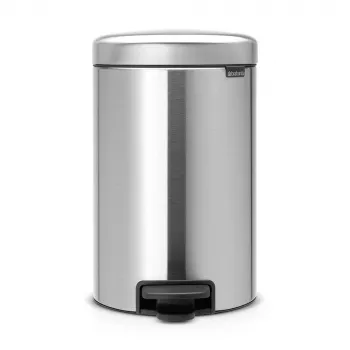 Brabantia NewIcon pedāļa atkritumu tvertne 12L matēts tērauds