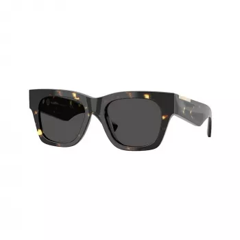 Burberry BE4424-410687 sieviešu saulesbrilles, Cat Eye, caurspīdīgi pelēks rāmis, tumši pelēkas lēcas, 52/18/130 mm
