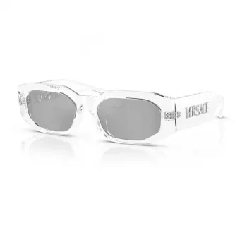 Versace Unisex Saulesbrilles VE4489U1488V Melns/Tumši Pelēks 55-18-140