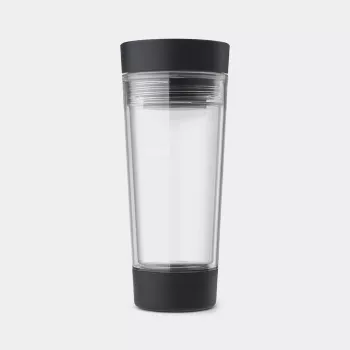 BRABANTIA Make & Take ceļojuma tējas krūze, 0,36 L, tumši pelēka