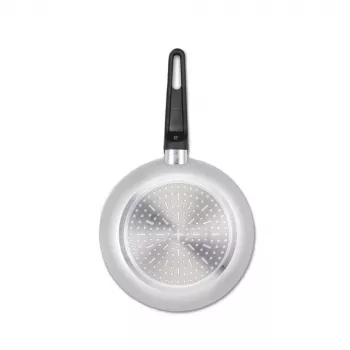 Brabantia Indu+ 24 cm nepiedegoša panna, kalts alumīnijs, melna