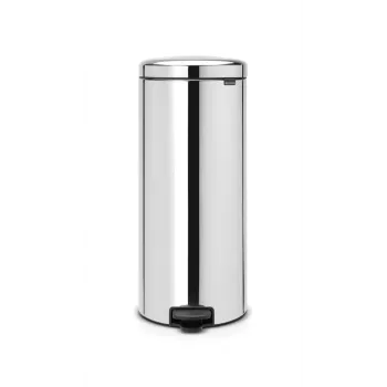 Brabantia NewIcon pedāļa atkritumu tvertne 30L Brilliant Steel