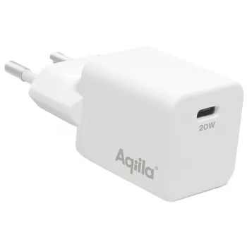 Aqiila Chargebird W1 20W USB-C sienas lādētājs balts AQWCW1PBI20W898