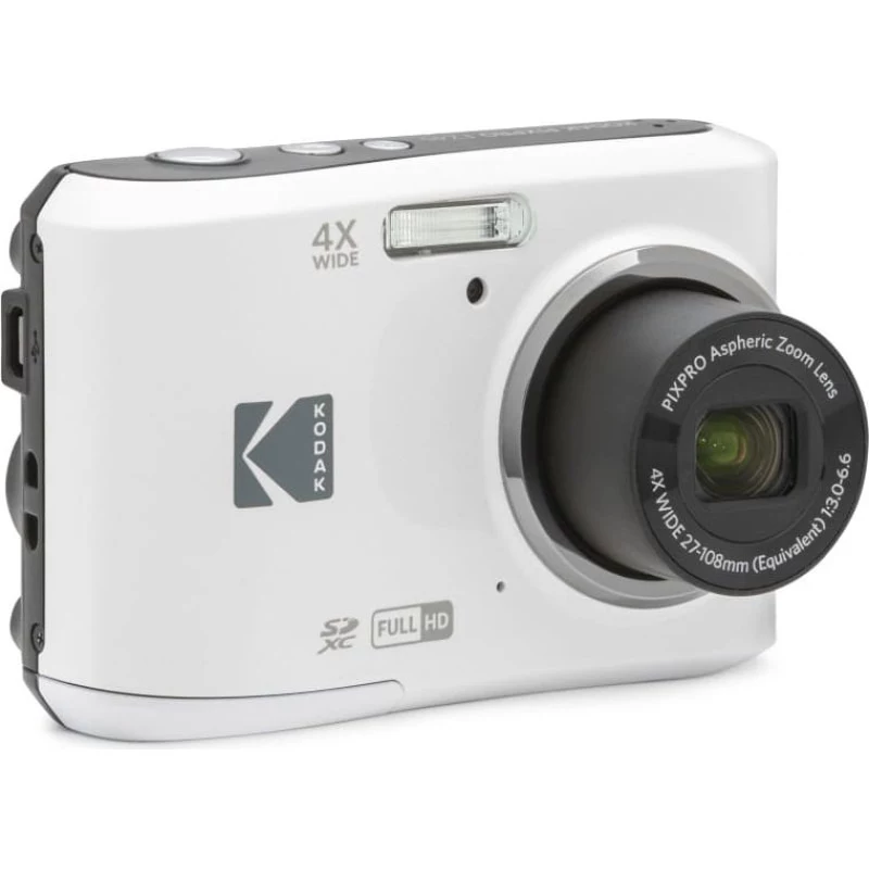 Kodak PIXPRO FZ45 balta digitālā kamera