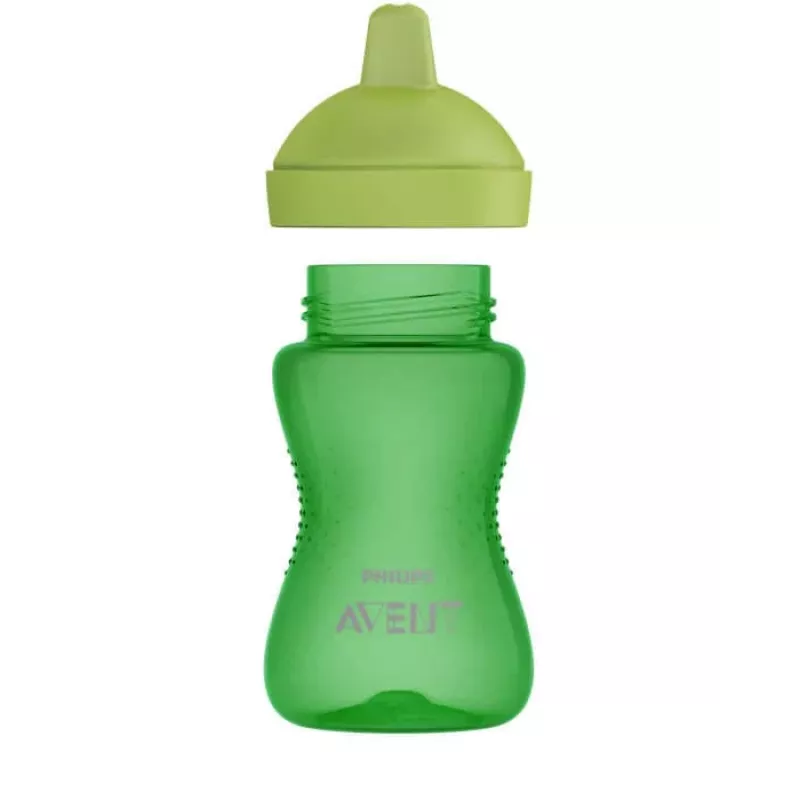 Philips AVENT My Grippy treniņkrūze ar cieto snīpi 300ml, 18M+, zaļa