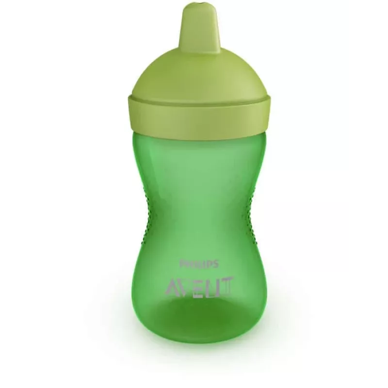 Philips AVENT My Grippy treniņkrūze ar cieto snīpi 300ml, 18M+, zaļa