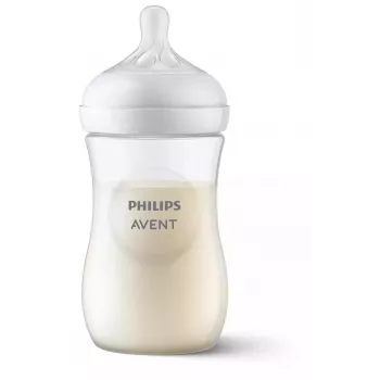 Philips AVENT Natural Response zīdaiņa pudelīte 260 ml, vidējas plūsmas knupītis, no 1 mēneša