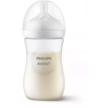 Philips AVENT Natural Response zīdaiņa pudelīte 260 ml, vidējas plūsmas knupītis, no 1 mēneša
