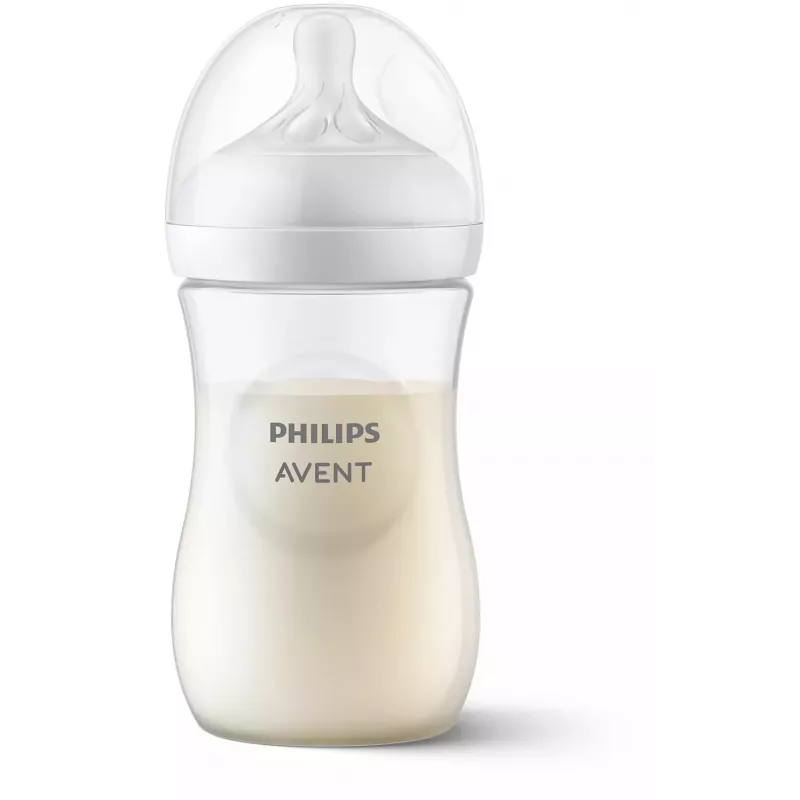 Philips AVENT Natural Response zīdaiņa pudelīte 260 ml, vidējas plūsmas knupītis, no 1 mēneša