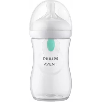 Philips Avent Natural Response pretkoliku bērnu pudelīte ar AirFree ventilāciju 260 ml, vidējas plūsmas knupītis, no 1 mēneša
