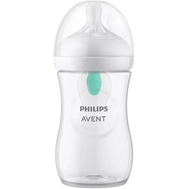 Philips Avent Natural Response pretkoliku bērnu pudelīte ar AirFree ventilāciju 260 ml, vidējas plūsmas knupītis, no 1 mēneša