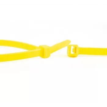 WKK dzeltenas neilona kabeļu saites 100 x 2,5 mm, 100 gab. 11032471