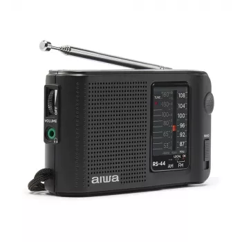 AIWA RS-44 kabatas radio AM/FM, melns
