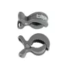 Lodger Clip Swaddler Clips autiņu un segu stiprinājumi kokvilnas autiņiem (2 gab.), Carbon
