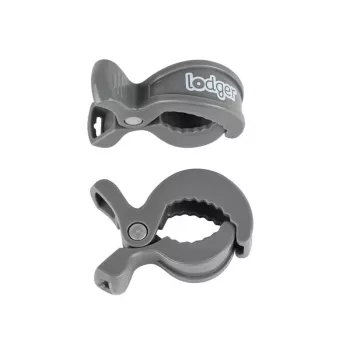 Lodger Clip Swaddler Clips autiņu un segu stiprinājumi kokvilnas autiņiem (2 gab.), Carbon